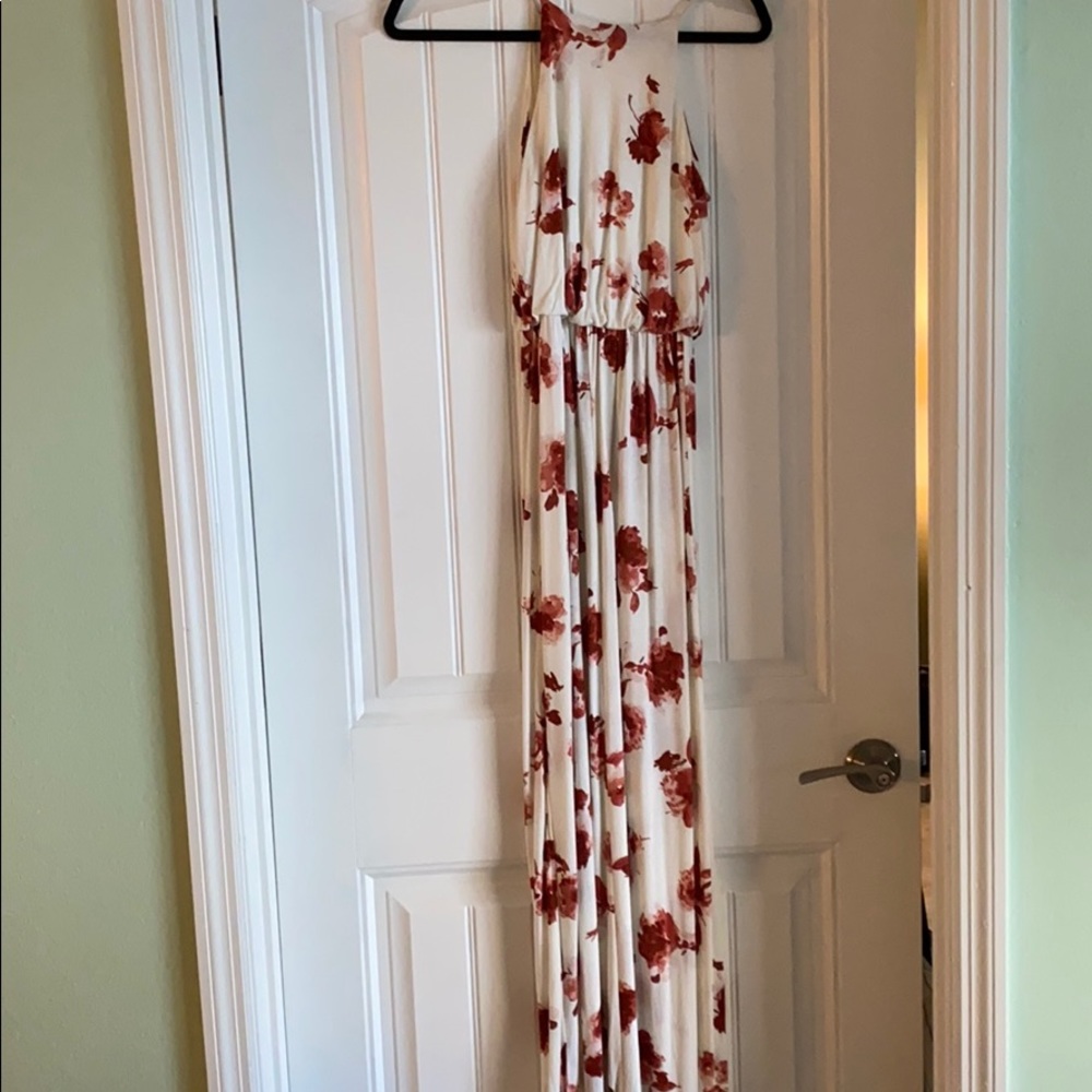 NWOT Lush floral maxi dress
